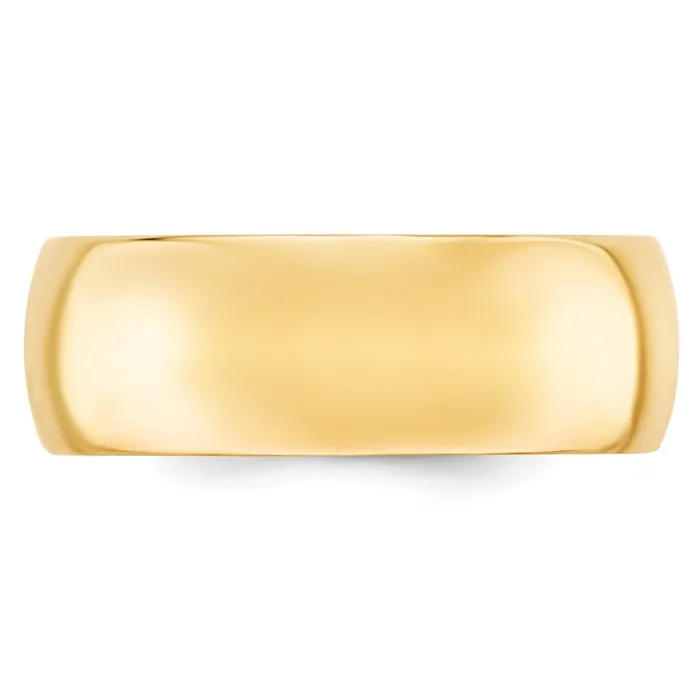 Rings Goldia Solid 14K Yellow Gold 8mm Comfort Fit MensWomens Wedding Band Ring Size 85 Rings Goldia Solid 14K Yellow Gold 8mm Comfort Fit MensWomens Wedding Band Ring Size 85