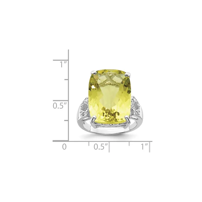 Rings Goldia Sterling Silver Rhodium Lemon Quartz u0026 Natural Diamond Gemstone Birthstone Ring Fine Jewelry Gift for Her Rings Goldia Sterling Silver Rhodium Lemon Quartz u0026 Natural Diamond Gemstone Birthstone Ring Fine Jewelry Gift for Her