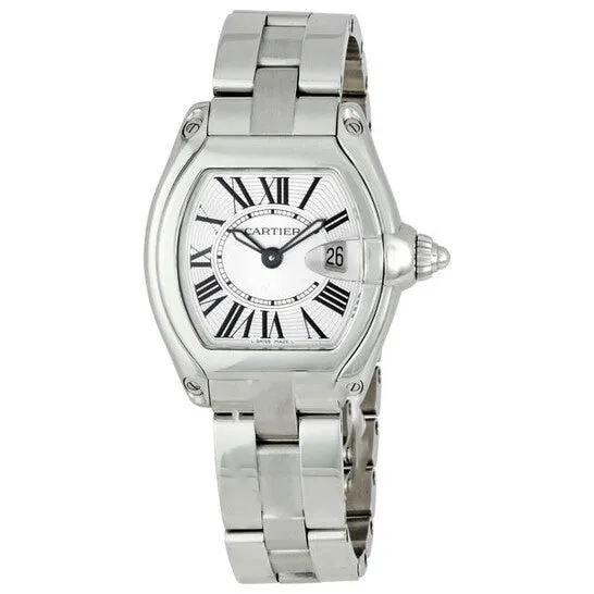 Rings JMS always Original Preowned Cartier Roadster Silvertone Dial Ladies Watch W62016V3 Rings JMS always Original Preowned Cartier Roadster Silvertone Dial Ladies Watch W62016V3