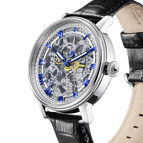 Rings JMS always Original Waldhoff Brandenburg Diamond Silver Automatic Silver Dial Mens Watch MW11A Rings JMS always Original Waldhoff Brandenburg Diamond Silver Automatic Silver Dial Mens Watch MW11A