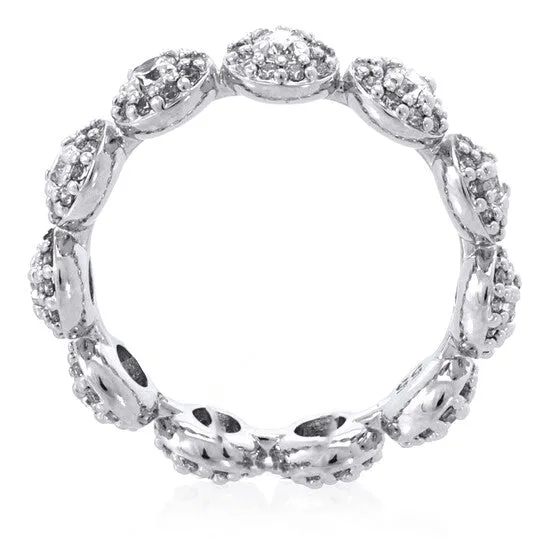 Rings Original Swarovski Constella Rhodium Plated Pave Ring Size 52 JMS always Rings Original Swarovski Constella Rhodium Plated Pave Ring Size 52 JMS always