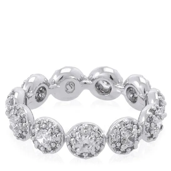 Rings Original Swarovski Constella Rhodium Plated Pave Ring Size 52 JMS always Rings Original Swarovski Constella Rhodium Plated Pave Ring Size 52 JMS always