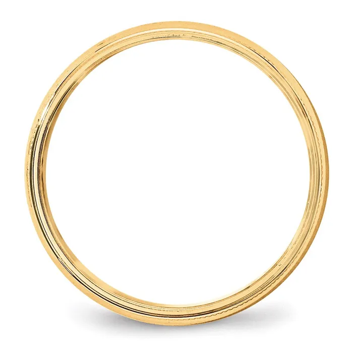 Rings Solid 18K Yellow Gold 5mm Light Weight Milgrain Half Round MensWomens Wedding Band Ring Size 9 Goldia Rings Solid 18K Yellow Gold 5mm Light Weight Milgrain Half Round MensWomens Wedding Band Ring Size 9 Goldia