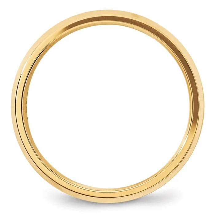 Solid 10K Yellow Gold 5mm Bevel Edge Comfort Fit MensWomens Wedding Band Ring Size 95 Goldia Rings Solid 10K Yellow Gold 5mm Bevel Edge Comfort Fit MensWomens Wedding Band Ring Size 95 Goldia Rings