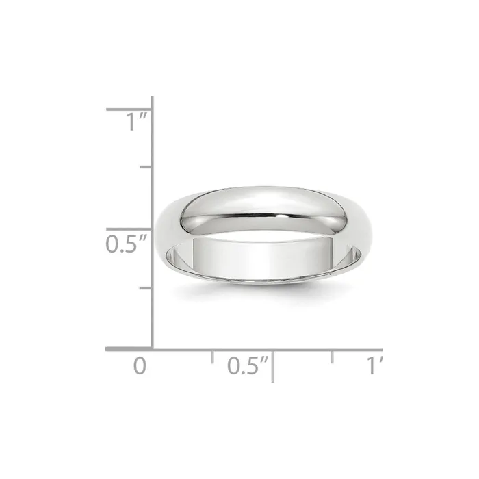 Solid 10K Yellow Gold White Gold 5mm HalfRound MensWomens Wedding Band Ring Size 9 Goldia Rings Solid 10K Yellow Gold White Gold 5mm HalfRound MensWomens Wedding Band Ring Size 9 Goldia Rings