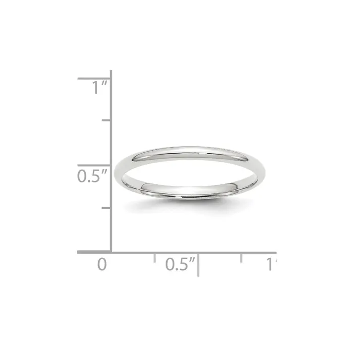 Solid 14K White Gold 2mm Light Weight Comfort Fit MensWomens Wedding Band Ring Size 105 Goldia Rings Solid 14K White Gold 2mm Light Weight Comfort Fit MensWomens Wedding Band Ring Size 105 Goldia Rings