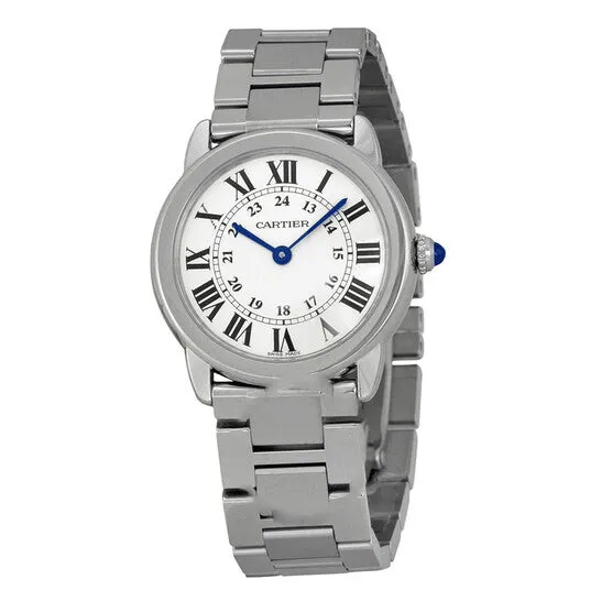 Watches JMS always Original Cartier Rondo Solo Small Silver Dial Ladies Watch W6701004 Watches JMS always Original Cartier Rondo Solo Small Silver Dial Ladies Watch W6701004