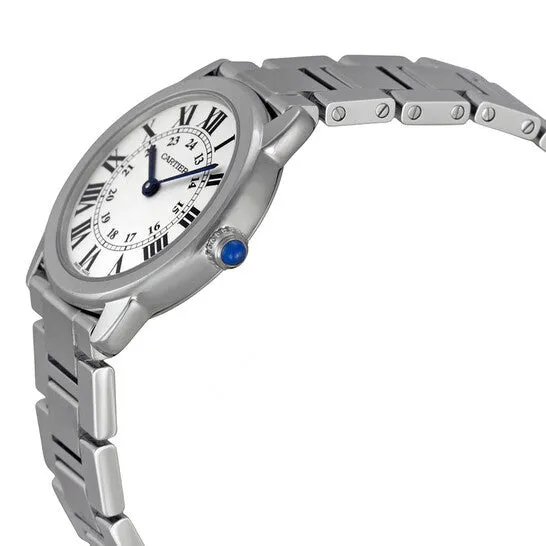 Watches JMS always Original Cartier Rondo Solo Small Silver Dial Ladies Watch W6701004 Watches JMS always Original Cartier Rondo Solo Small Silver Dial Ladies Watch W6701004