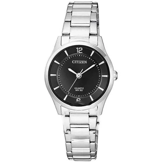 Watches JMS always Original Citizen Quartz Black Dial Ladies Watch ER020181E Watches JMS always Original Citizen Quartz Black Dial Ladies Watch ER020181E