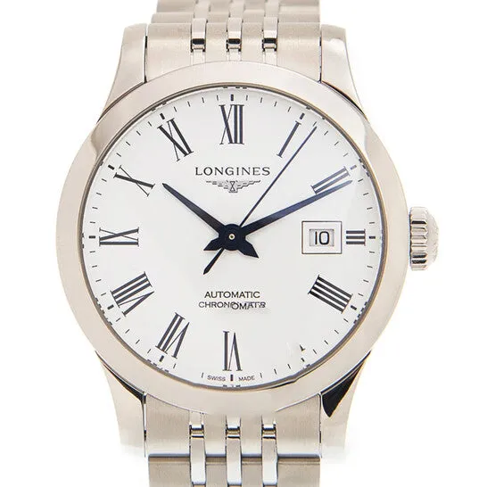 Watches JMS always Original Longines Record Automatic White Dial Unisex Watch L23214116 Watches JMS always Original Longines Record Automatic White Dial Unisex Watch L23214116