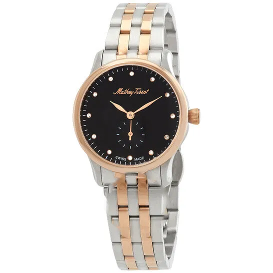 Watches JMS always Original MatheyTissot Edmond Metal Crystal Black Dial Ladies Watch D1886MRN Watches JMS always Original MatheyTissot Edmond Metal Crystal Black Dial Ladies Watch D1886MRN