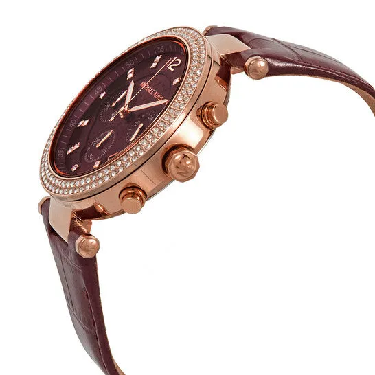 Watches JMS always Original Michael Kors Parker Chronograph Quartz Crystal Red Dial Ladies Watch MK6986 Watches JMS always Original Michael Kors Parker Chronograph Quartz Crystal Red Dial Ladies Watch MK6986
