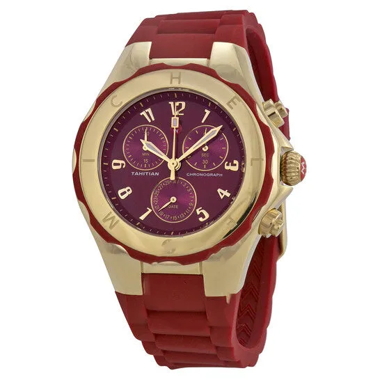 Watches JMS always Original Michele Tahitian Jelly Bean Red Ladies Watch MWW12F000085 Watches JMS always Original Michele Tahitian Jelly Bean Red Ladies Watch MWW12F000085