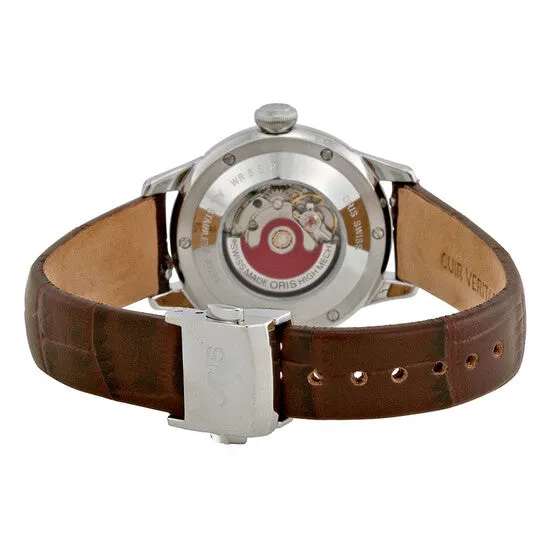 Watches JMS always Original Oris Artelier Date Automatic Silver Dial Brown Leather Ladies Watch 56176874071LS Watches JMS always Original Oris Artelier Date Automatic Silver Dial Brown Leather Ladies Watch 56176874071LS