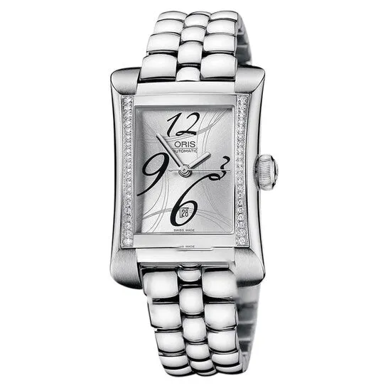 Watches JMS always Original Oris Rectangular Date Automatic Ladies Watch 01 561 7621 496107 8 16 75 Watches JMS always Original Oris Rectangular Date Automatic Ladies Watch 01 561 7621 496107 8 16 75