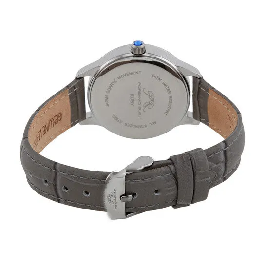 Watches JMS always Original Porsamo Bleu Ruby Quartz Grey Dial Ladies Watch 1141CRUL Watches JMS always Original Porsamo Bleu Ruby Quartz Grey Dial Ladies Watch 1141CRUL