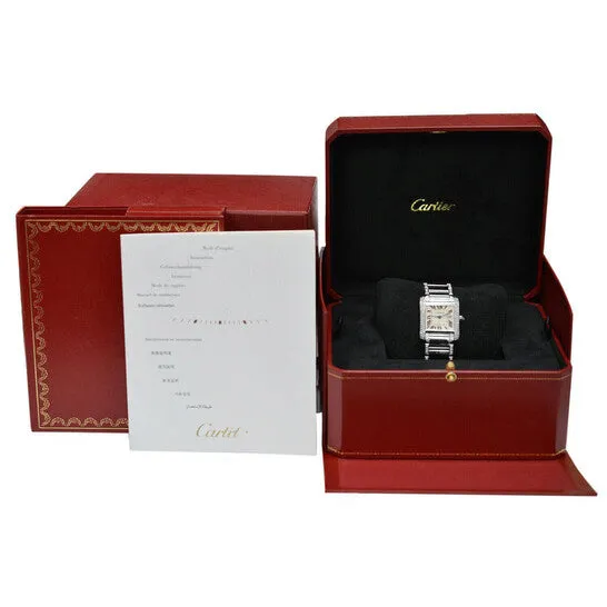 Watches JMS always Original Preowned Cartier Tank Francaise Quartz Diamond White Dial Ladies Watch 2491 Watches JMS always Original Preowned Cartier Tank Francaise Quartz Diamond White Dial Ladies Watch 2491