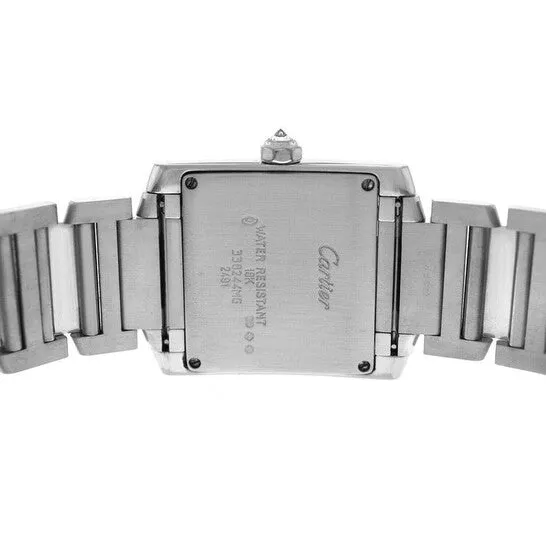 Watches JMS always Original Preowned Cartier Tank Francaise Quartz Diamond White Dial Ladies Watch 2491 Watches JMS always Original Preowned Cartier Tank Francaise Quartz Diamond White Dial Ladies Watch 2491