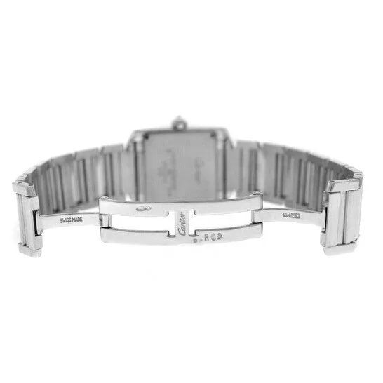Watches JMS always Original Preowned Cartier Tank Francaise Quartz Diamond White Dial Ladies Watch 2491 Watches JMS always Original Preowned Cartier Tank Francaise Quartz Diamond White Dial Ladies Watch 2491