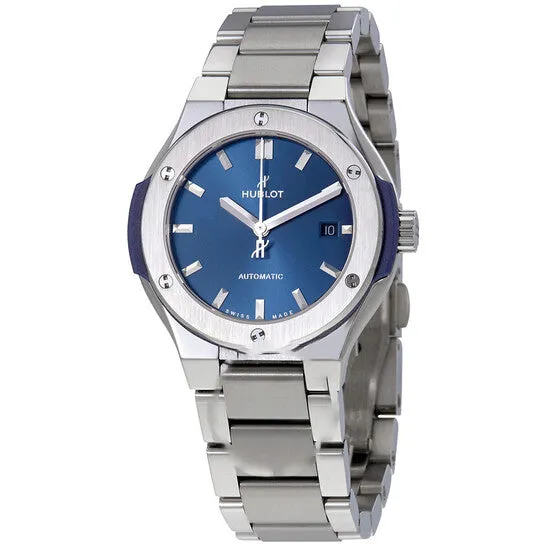 Watches JMS always Original Preowned Hublot Classic Fusion Blue Dial Ladies Watch 585NX7170NX Watches JMS always Original Preowned Hublot Classic Fusion Blue Dial Ladies Watch 585NX7170NX