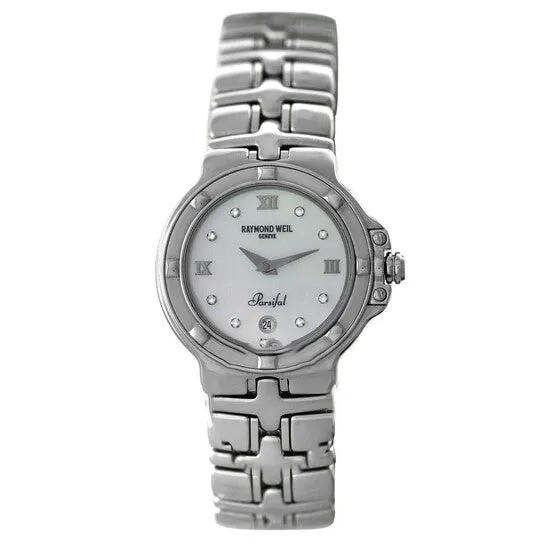 Watches JMS always Original Preowned Raymond Weil Parcifal Quartz Diamond Ladies Watch 9995 Watches JMS always Original Preowned Raymond Weil Parcifal Quartz Diamond Ladies Watch 9995