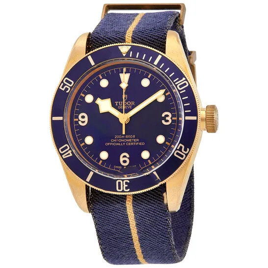 Watches JMS always Original Preowned Tudor Heritage Black Bay Automatic Chronometer Blue Dial Mens Watch M79250BB0001