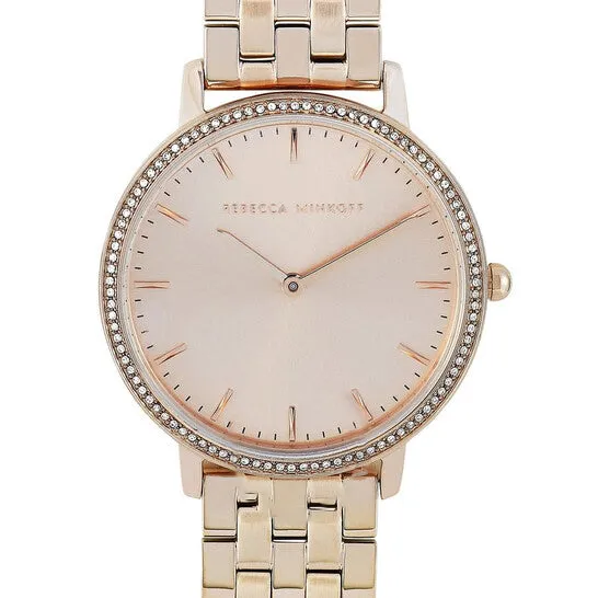 Watches JMS always Original Rebecca Minkoff Major Quartz Crystal Carnation Gold Ladies Watch 2200349 Watches JMS always Original Rebecca Minkoff Major Quartz Crystal Carnation Gold Ladies Watch 2200349
