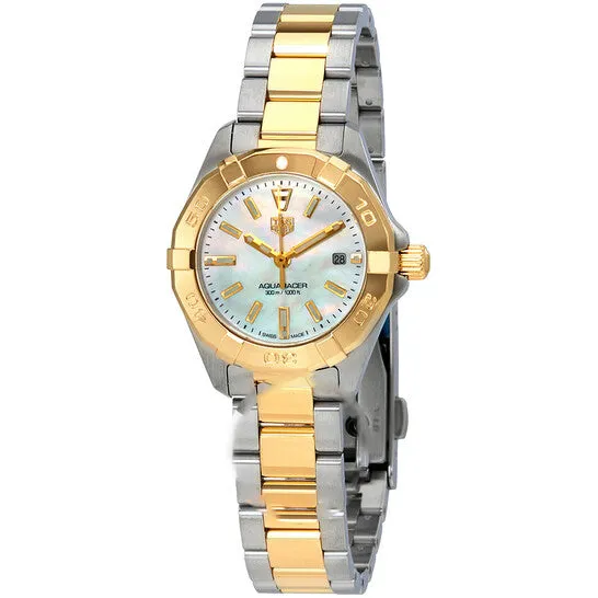 Watches JMS always Original Tag Heuer Aquaracer White Mother of Pearl Dial Ladies Watch WBD1420BB0321 Watches JMS always Original Tag Heuer Aquaracer White Mother of Pearl Dial Ladies Watch WBD1420BB0321