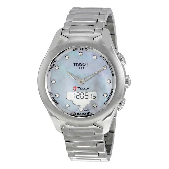 Watches JMS always Original Tissot TTouch Expert Solar Perpetual Alarm Chronograph Diamond Ladies Watch T0752201110600 Watches JMS always Original Tissot TTouch Expert Solar Perpetual Alarm Chronograph Diamond Ladies Watch T0752201110600