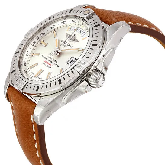 Watches Original Breitling Galactic 44 Automatic Silver Dial Brown Leather Mens Watch A45320B9G797CMLT JMS always Watches Original Breitling Galactic 44 Automatic Silver Dial Brown Leather Mens Watch A45320B9G797CMLT JMS always