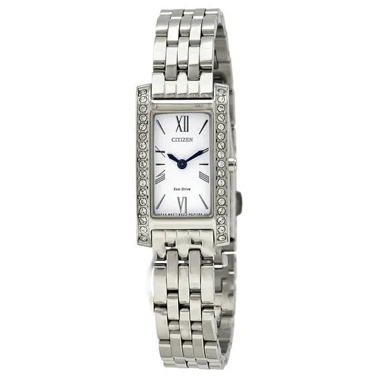 Watches Original Citizen Silhouette Crystal White Dial Ladies Watch EX147051A JMS always Watches Original Citizen Silhouette Crystal White Dial Ladies Watch EX147051A JMS always
