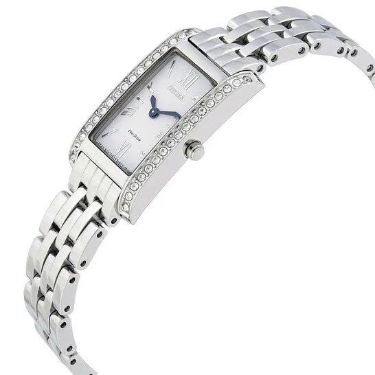 Watches Original Citizen Silhouette Crystal White Dial Ladies Watch EX147051A JMS always Watches Original Citizen Silhouette Crystal White Dial Ladies Watch EX147051A JMS always