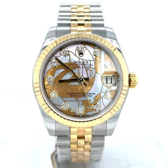Watches Original Preowned Rolex Lady Datejust Automatic Diamond Ladies Watch 178273 MDJ JMS always Watches Original Preowned Rolex Lady Datejust Automatic Diamond Ladies Watch 178273 MDJ JMS always