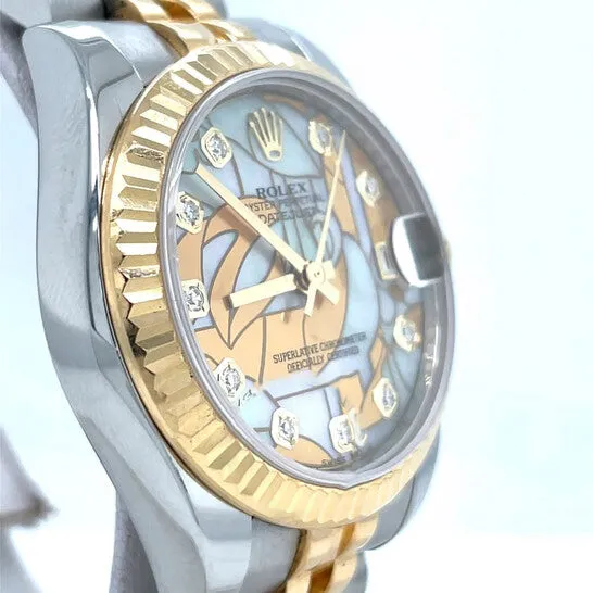 Watches Original Preowned Rolex Lady Datejust Automatic Diamond Ladies Watch 178273 MDJ JMS always Watches Original Preowned Rolex Lady Datejust Automatic Diamond Ladies Watch 178273 MDJ JMS always