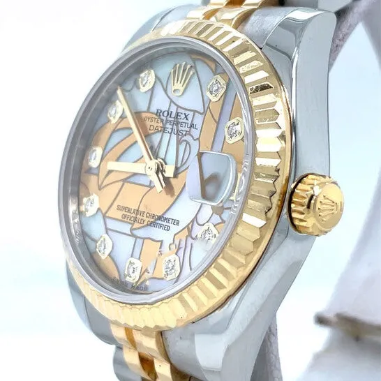 Watches Original Preowned Rolex Lady Datejust Automatic Diamond Ladies Watch 178273 MDJ JMS always Watches Original Preowned Rolex Lady Datejust Automatic Diamond Ladies Watch 178273 MDJ JMS always